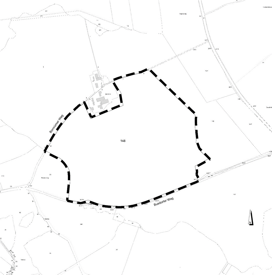 Katasterplan der Gemeinde Tasdorf
