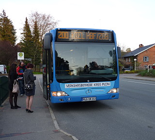 FahrGastinformation: Vollsperrung der Plöner Straße (K14) in Wankendorf